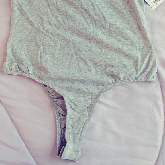 Gray Women's Body Suit / Onesie - Picture 4 of 4